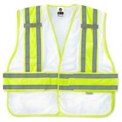 8240HL-NC XL/2XL WHT EXPANDABLE VEST - Makers Industrial Supply