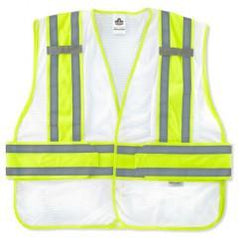 8240HL-NC M/L WHT EXPANDABLE VEST - Makers Industrial Supply