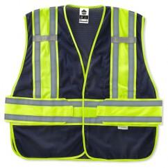 8240HL-NC XL/2XL NAVY 2-TONE VEST - Makers Industrial Supply