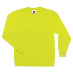 8091 S Lime Long Sleeve T-Shirt Non-Cert - Makers Industrial Supply