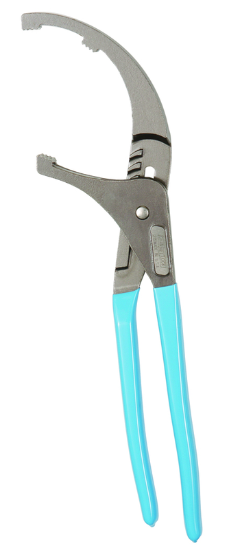 15-1/2" Oil Filter PVC Plier - 5-1/2" Maximum Jaw Capacity - Makers Industrial Supply