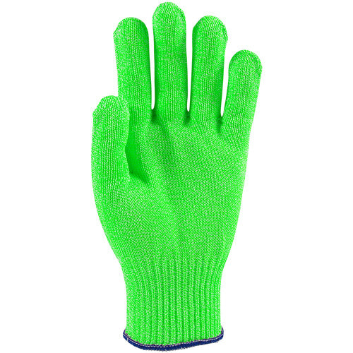 ‎22-760BG/L SS Engineered Yarn Glove - S-steel wire core & Dyneema Yarn - w/poly - Medium Weight - orn - 10 Gg - Exact Industrial Supply