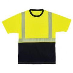 8280BK S LIM/BLK FRONT PERF T-SHIRT - Makers Industrial Supply