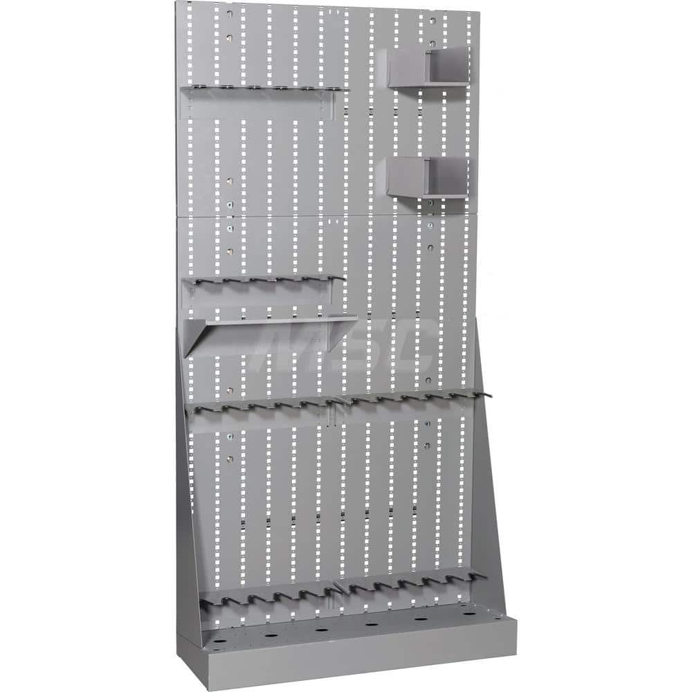 Gun Cabinets & Accessories; Type: Open Weapon Rack; Width (Inch): 42; Depth (Inch): 15; Height (Inch): 83; Type of Weapon Accomodated: M16; M4; Gun Capacity: 18; Color: Stealth; Battleship Gray; Desert Sand