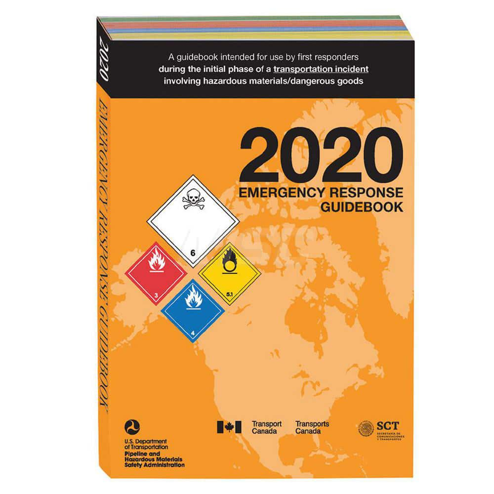 Reference Manuals & Books; Applications: Emergency Response; Subcategory: Safety & Compliance; Publication Type: Publication; Author: DOT; Book Title: North American Emergency Response Guide 2020; Edition of Publication: 2020; Publisher: US Department of