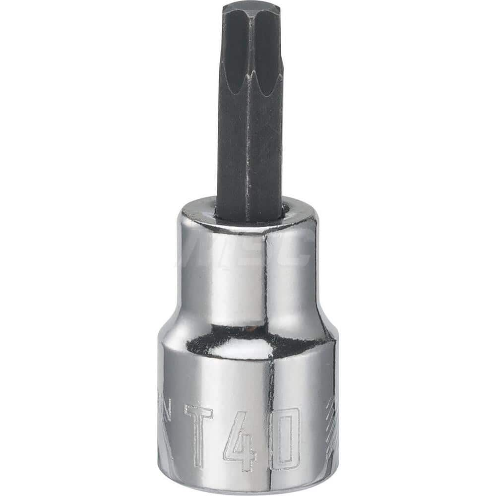 Hand Torx Bit Socket: 3/8″ Drive, T40 Torx Bit 1.9″ OAL