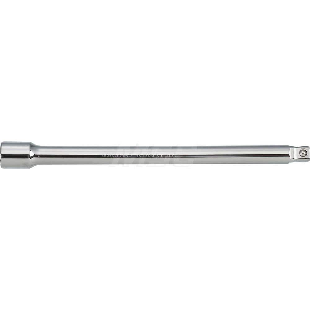 Socket Extensions; Tool Type: Extension Bar; Drive Size: 1/2 in; Finish: Polished Chrome; Overall Length (Inch): 10; Overall Length (Decimal Inch): 10.0000