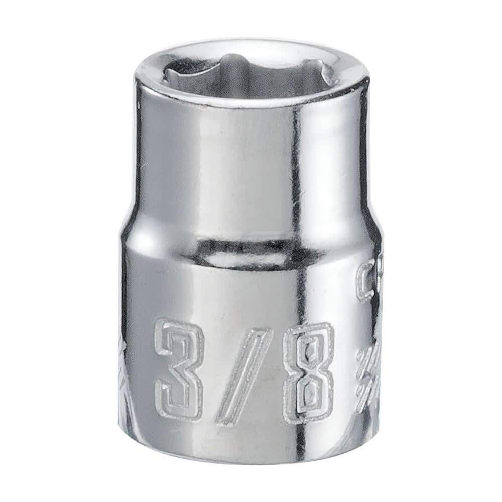 Hand Socket: 3/8″ Drive, 7/16″ Socket, 12-Point Chrome-Plated & Polished