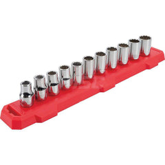 Socket Set: 1/2″ Drive 12 Point, Full Polish