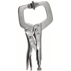 LOCKNG C-CLAMP W/SWIVEL PAD 11″ - Makers Industrial Supply