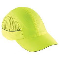 8960 LONG BRIM LIME BUMP CAP W/ LED - Makers Industrial Supply