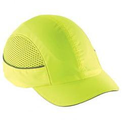 8960 SHORT BRIM LIME BUMP CAP W/LED - Makers Industrial Supply
