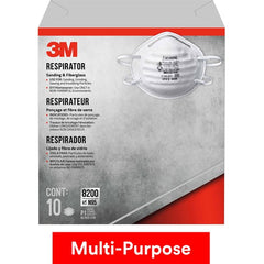 3M Sanding and Fiberglass Respirator N95 Particulate 8200H10-DC - Makers Industrial Supply