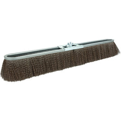 18″ Vortec Pro Coarse Sweep Strip Broom, Brown Polypropylene Fill - Makers Industrial Supply