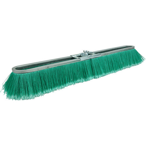 24″ Vortec Pro Fine Sweep Strip Broom, Green Polypropylene Fill - Makers Industrial Supply