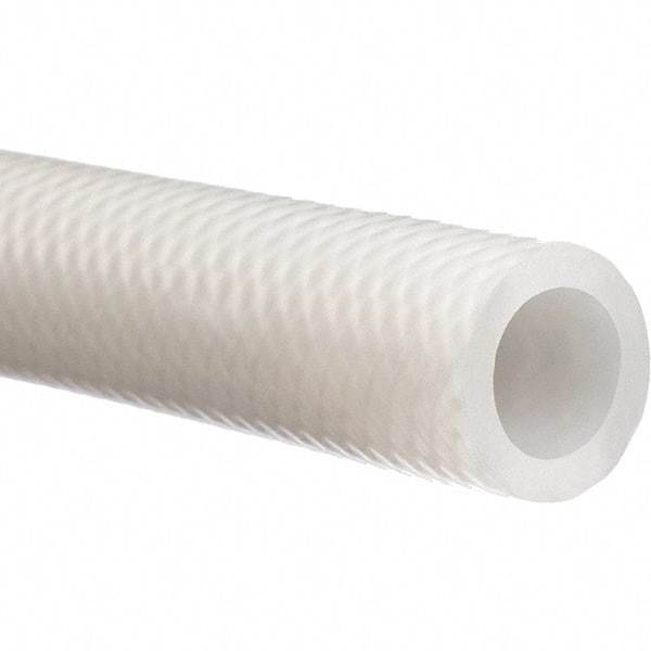 Value Collection - 1" ID x 1-3/8" OD, 10' Long, Silicone Reinforced (FDA) Tube - Clear, 360 Max psi, -100 to 440°F - Makers Industrial Supply