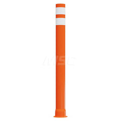 Traffic Barrels, Delineators & Posts; Type: Open Top Delineator; Material: Polyethylene; Reflective: Yes; Base Needed: Yes; Width (Inch): 4-5/8; Additional Information: Stripe Width: 3 in; Stripe Color: White; Series: 6842; Post Diameter: 4 in; Sheeting G