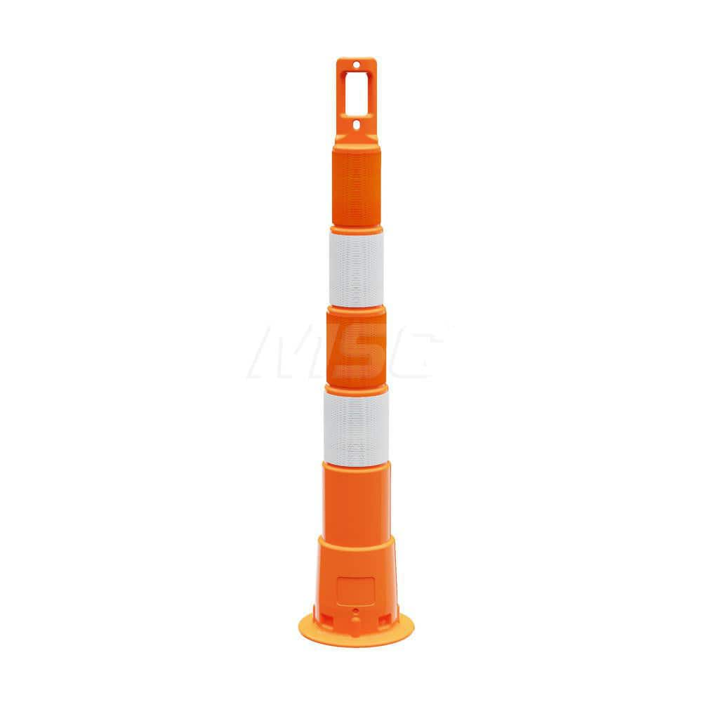 Traffic Barrels, Delineators & Posts; Type: Channelizing Cone; Material: Polyethylene; Reflective: Yes; Base Needed: Yes; Height (Inch): 50.4; Width (Inch): 7-3/4; Additional Information: Sheeting Grade: Engineer; Series: 650R1; Dimensions: 42 in Without