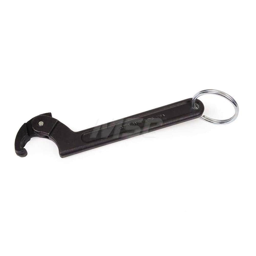 Spanner Wrenches & Sets; Maximum Capacity (Inch): 3.0000; Maximum Capacity (Inch): 3; Overall Length (Inch): 7-1/4; Finish: Black; Warranty: Lifetime Limited; Minimum Capacity (Fract. Inch): 1-1/4