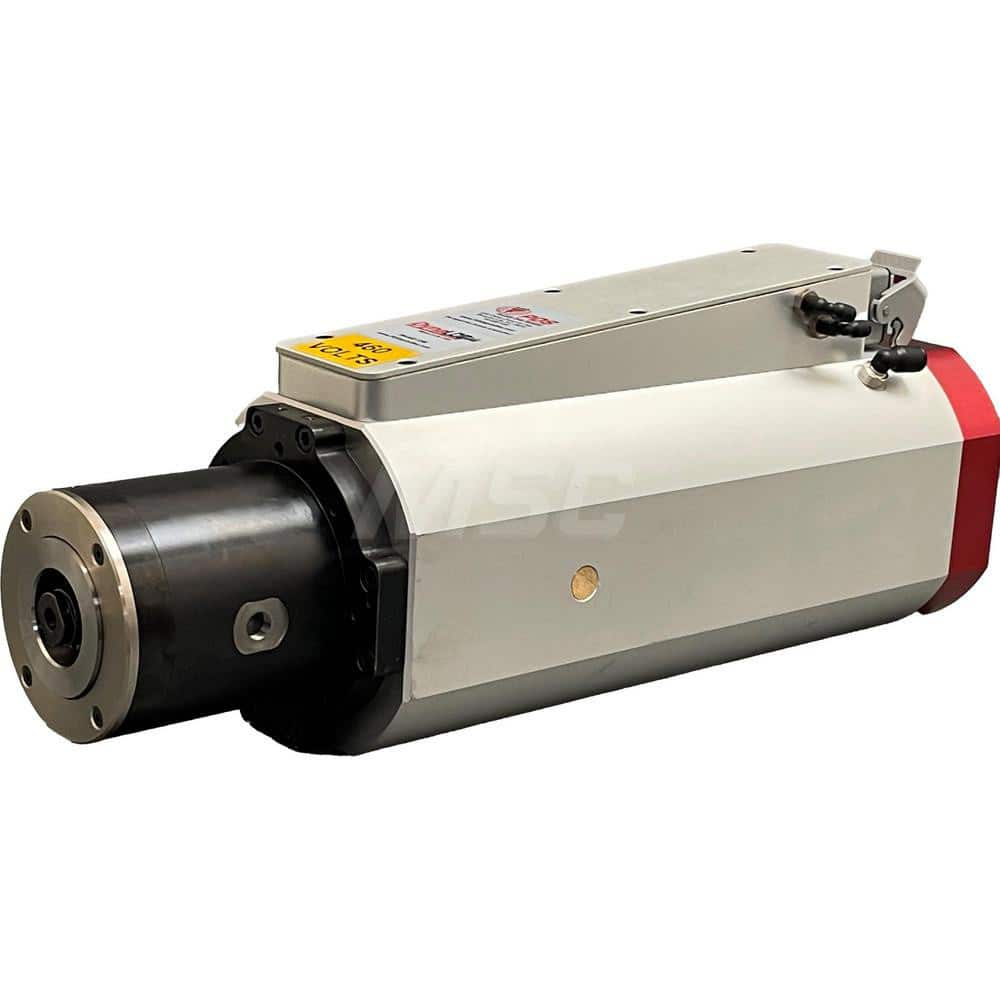 Electric High-Speed Spindles; RPM: 24000.000; Application: Drilling; Cutting; Sanding; Milling; Deburring; Sawing; Polishing; Threading; Grinding; Wattage: 10000.000; Body Style: HSK F63; Overall Length (Decimal Inch): 19.37; Brushless Motor: No; Automati