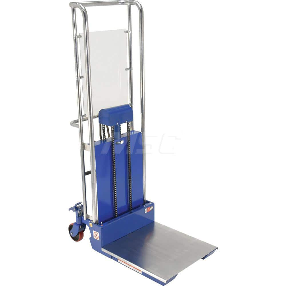 Mobile Battery Lift Table: 880 lb Capacity, 3-1/2 to 59″ Lift Height, 23″ Platform Width, 24″ Platform Length