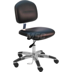 Task Chair: Vinyl, Black