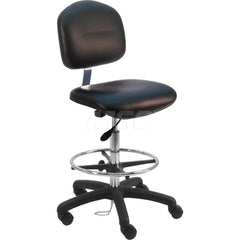 Task Chair: Vinyl, Black