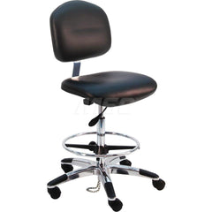 Task Chair: Vinyl, Black