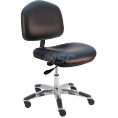 Task Chair: Vinyl, Black