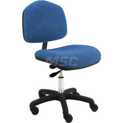 Task Chair: Fabric, Blue