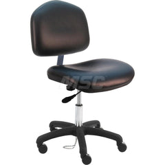 Task Chair: Vinyl, Black