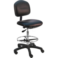 Task Chair: Vinyl, Black