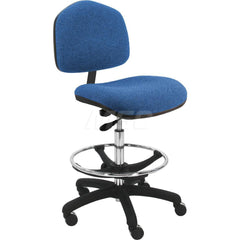 Task Chair: Fabric, Blue