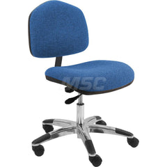 Task Chair: Fabric, Blue