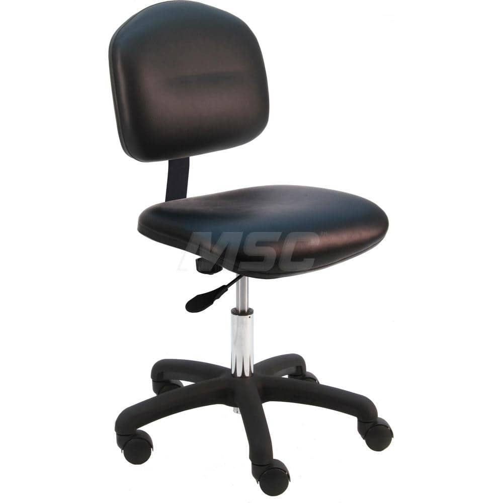 Task Chair: Vinyl, Black