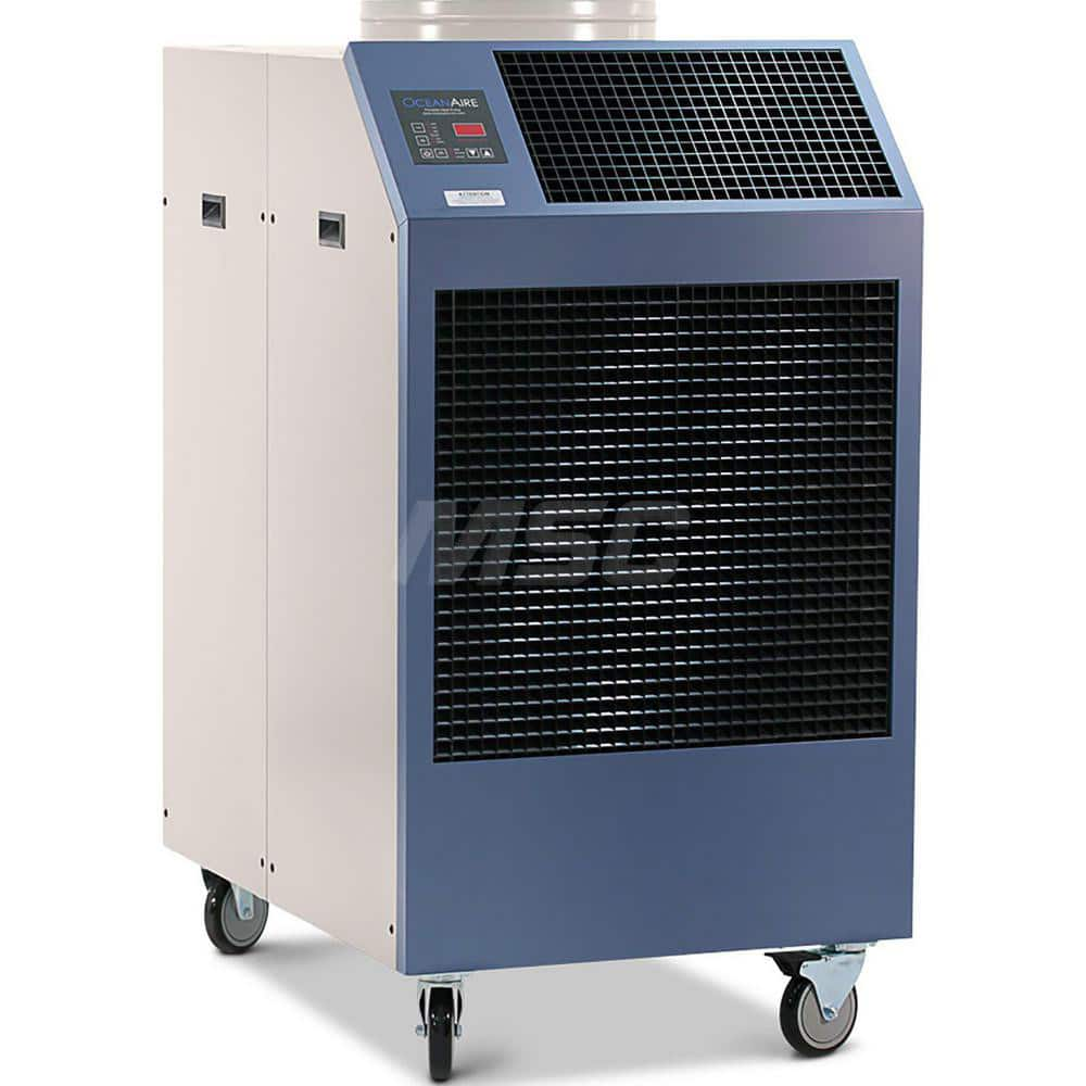 Portable Air Conditioner: 60,000 BTU, 208 & 230V, 50A 27-1/2″ Wide, 39-1/2″ Deep, 51-3/4″ High, 6-50P Plug