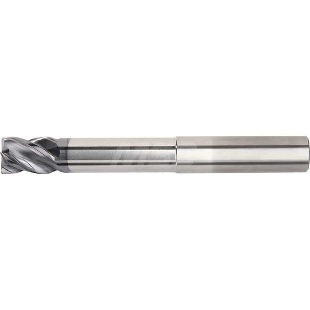 Corner Radius End Mill: 0.7874″ Dia, 4 Flutes, Solid Carbide 36 ° Helix, AlTiN Coated, Corner Radius End, Centercutting, Series HARVI I TE