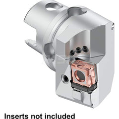 LH KM Negative (Axial) Negative (Radial) Indexable Turning Toolholder - 75deg; Lead Angle, -6° (Axial)/-6.5° (Radial), 63mm Shank Diam, Takes CNUX191016R Inserts