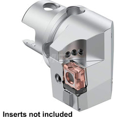 LH KM Negative (Axial) Negative (Radial) Indexable Turning Toolholder - 93deg; Lead Angle, -6° (Axial)/-6.5° (Radial), 63mm Shank Diam, Takes CNUX191016R Inserts