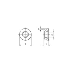 Turning Insert:  RCMT64MOSNSM CTCP125P,  Solid Carbide TiCN, Al2O3 & TiN Finish,  Neutral,  0.3937″ Corner Radius,  0.0 &deg N/A Round,  Series  RCMT