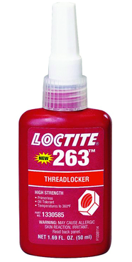 263 threadlocker Red High Strength - 50ml - Makers Industrial Supply