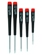 5 Piece - Ergo Handle Screwdriver Set - Includes: TX-10; TX-15; TX-20; TX-25; TX-30; 8" Long - Makers Industrial Supply