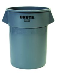 Brute - 55 Gallon Round Container --Â Double-ribbed base - Makers Industrial Supply