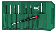 8 Piece - 3/32 - 1/4" - Precision Inch Nut Driver Set in Canvas Pouch - Makers Industrial Supply