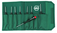 8 Piece - T3; T4; T5; T6; T7; T8 x 40mm; T9; T10 x 50mm - Precision Torx Screwdriver Set in Pouch - Makers Industrial Supply