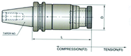 NO.1 BT50 TENS/COMP TAP HOLDER - Makers Industrial Supply