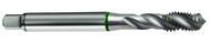 M10x1.5 6H 3-Flute Cobalt Green Ring Full Bottom 40 degree Spiral Flute Tap-Bright - Makers Industrial Supply