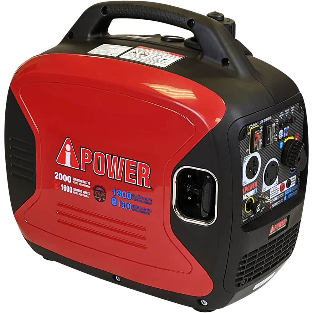 AI Power - Portable Power Generators; Fuel Type: Gasoline; Propane ; Starting Method: Manual ; Wattage: 2000 ; Wattage (kW): 2 ; Run Time Full Load (Hours): 4.00 ; Horsepower (HP): 2.7 - Exact Industrial Supply