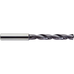 Jobber Length Drill Bit: 0.4688″ Dia, 142 °, Solid Carbide ALtima Plus Finish, 4.65″ OAL, Right Hand Cut, Helical Flute, Straight-Cylindrical Shank