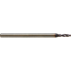 M.A. Ford - 2.7mm, 143° Point, Solid Carbide Micro Drill Bit - Exact Industrial Supply